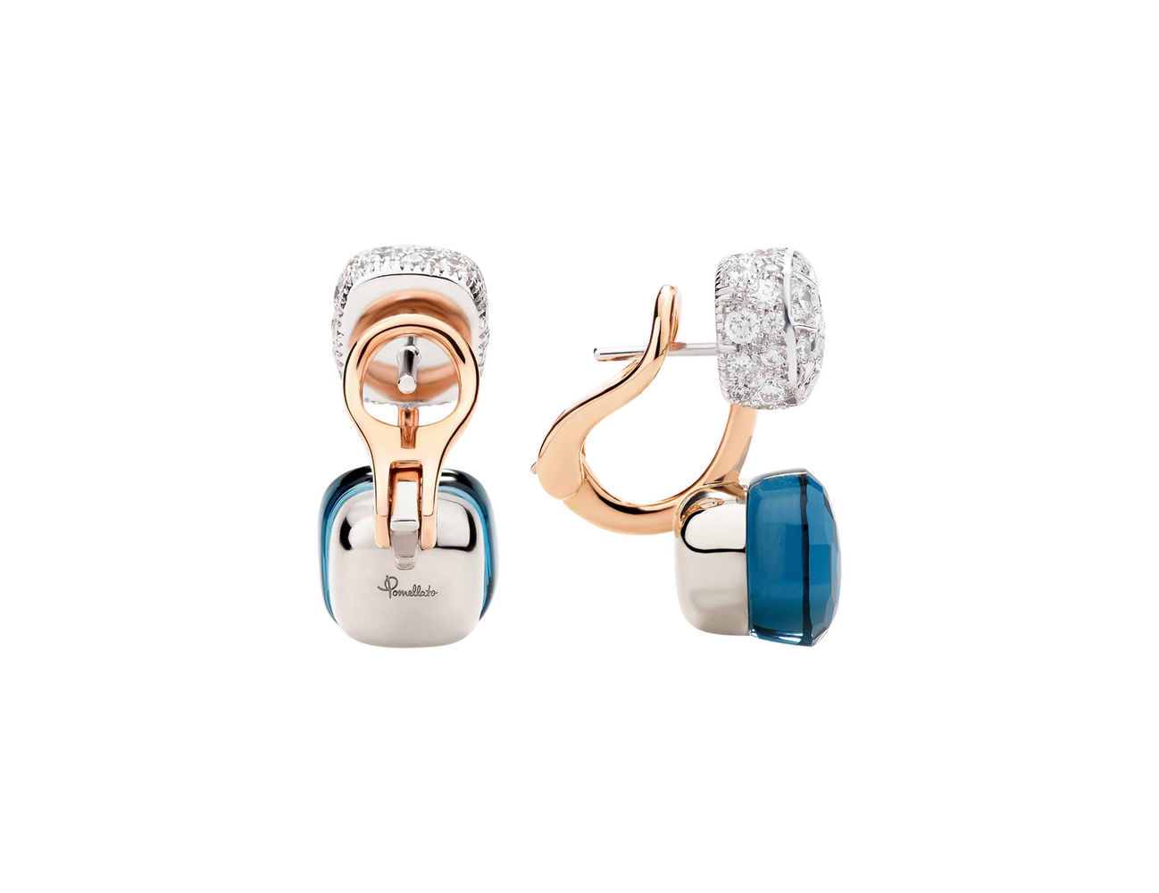 Pomellato Nudo London-Topas Ohrstecker