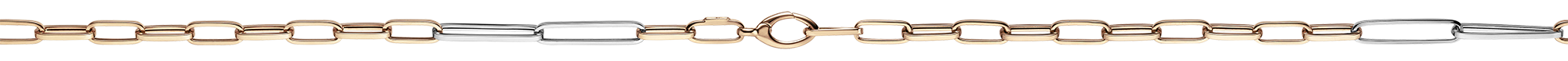 Brogle Classic Bicolor fancy bracelet 5mm