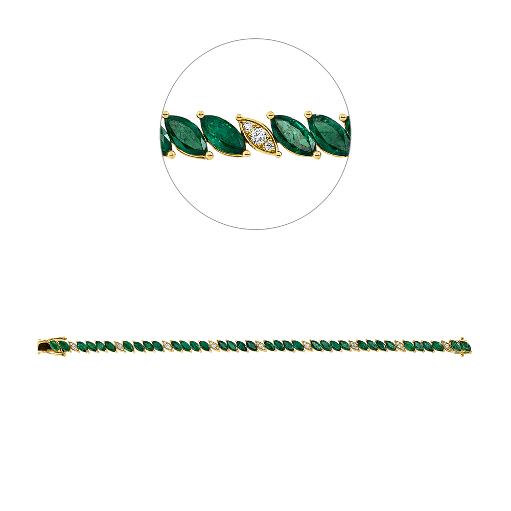 Brogle Selection emerald bracelet