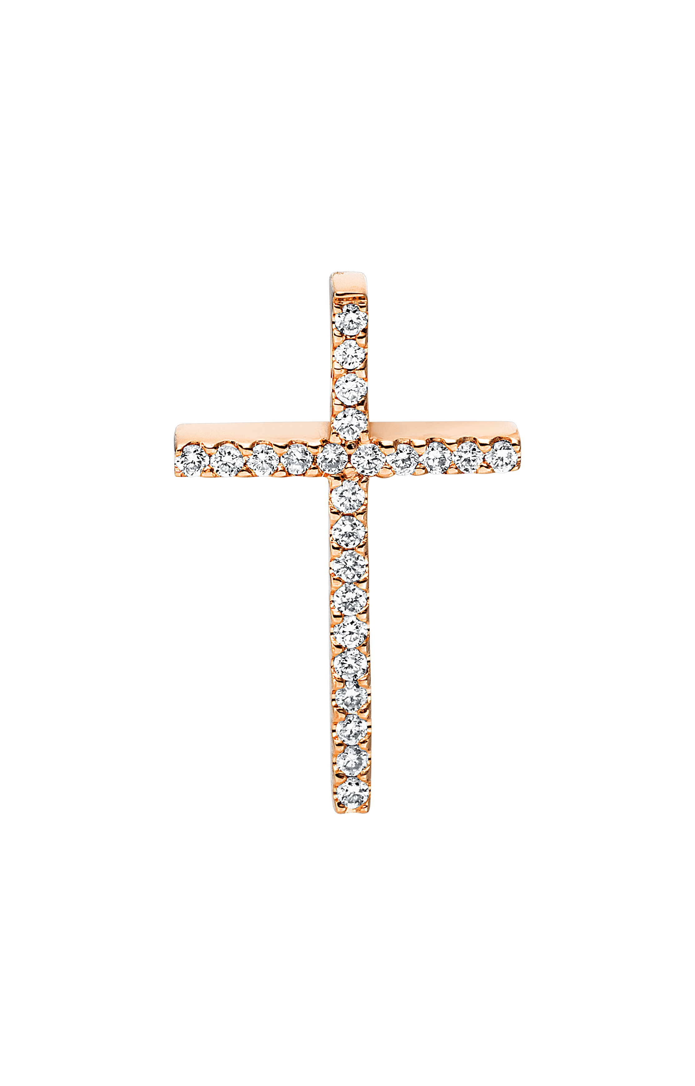 Brogle Classic cross pendant with diamonds Brogle Classic cross pendant with diamonds