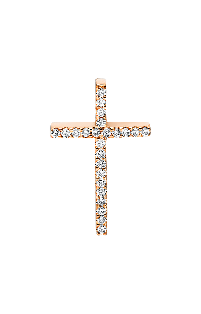 Brogle Classic cross pendant with diamonds Brogle Classic cross pendant with diamonds