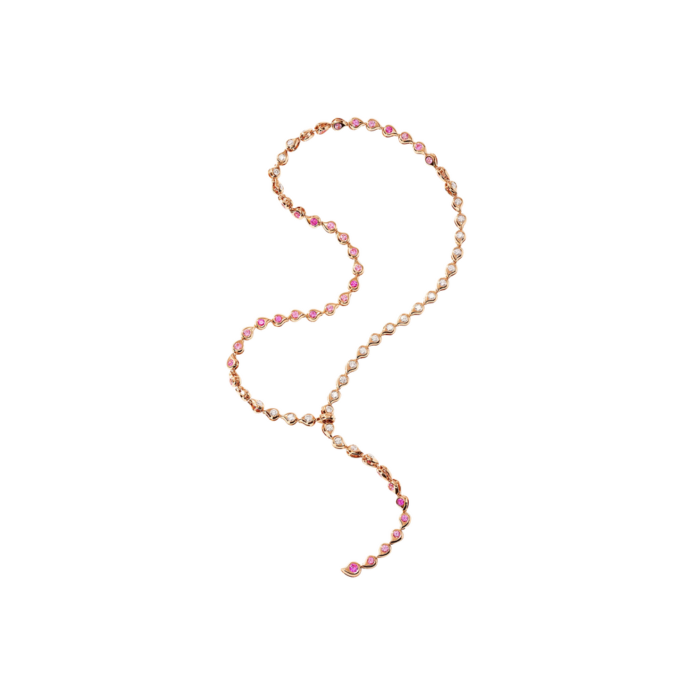 Tamara Comolli Snowflakes Rivière Blush Necklace