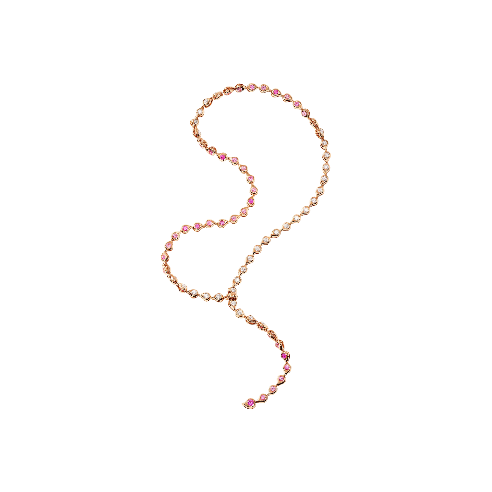 Tamara Comolli Snowflakes Rivière Blush Necklace Tamara Comolli Snowflakes Rivière Blush Necklace