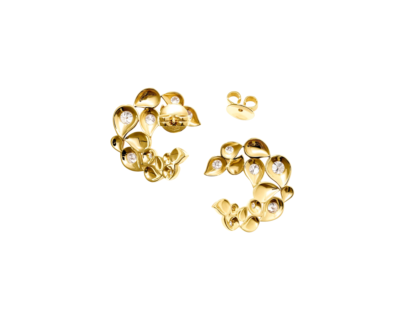 Tamara Comolli Snowflakes Hoop Classic Ohrstecker Tamara Comolli Snowflakes Hoop Classic Ohrstecker