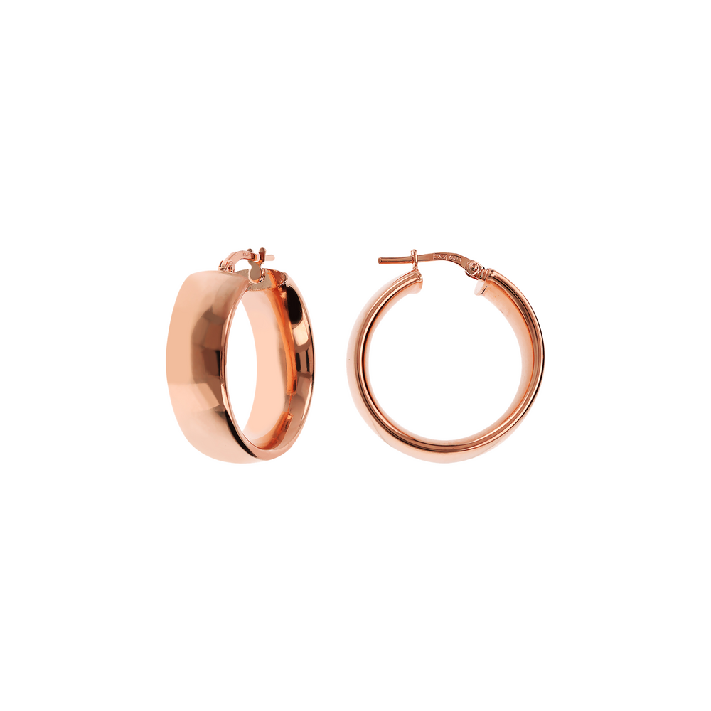 Bronzallure Purezza hoop earrings