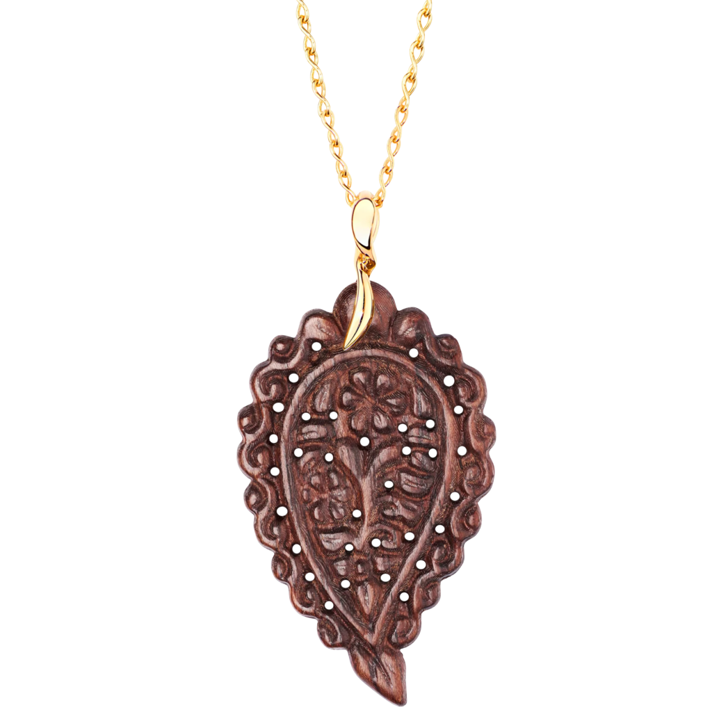 Tamara Comolli Leaf Snakewood L Pendant Tamara Comolli Leaf Snakewood L Pendant