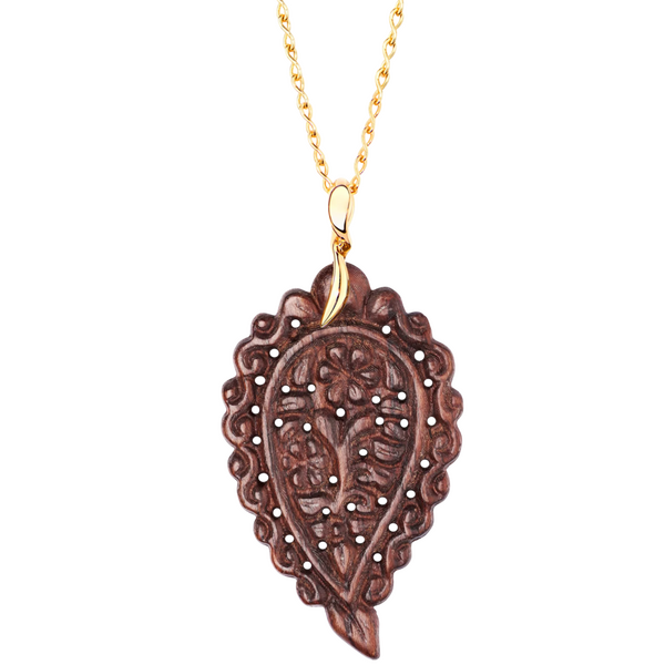 Tamara Comolli Leaf Snakewood L Pendant Tamara Comolli Leaf Snakewood L Pendant