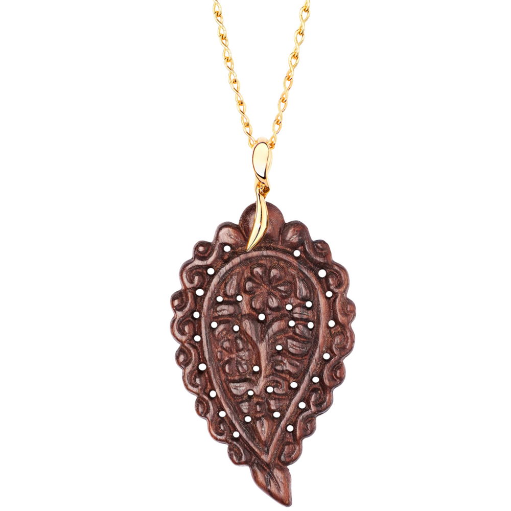 Tamara Comolli Leaf Snakewood L Pendant Tamara Comolli Leaf Snakewood L Pendant
