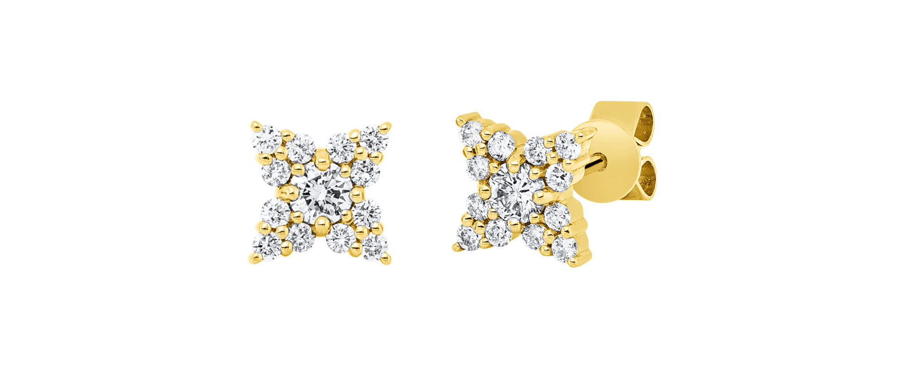 Brogle Classic diamond stud earrings Brogle Classic diamond stud earrings