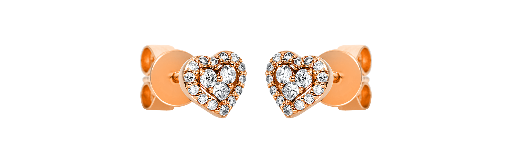 Brogle Classic diamond stud earrings