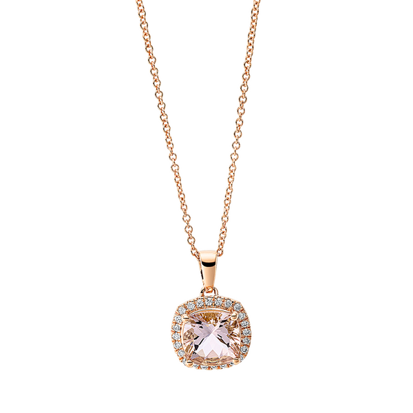 Brogle Classic Kette mit Morganitanhänger Brogle Classic Kette mit Morganitanhänger