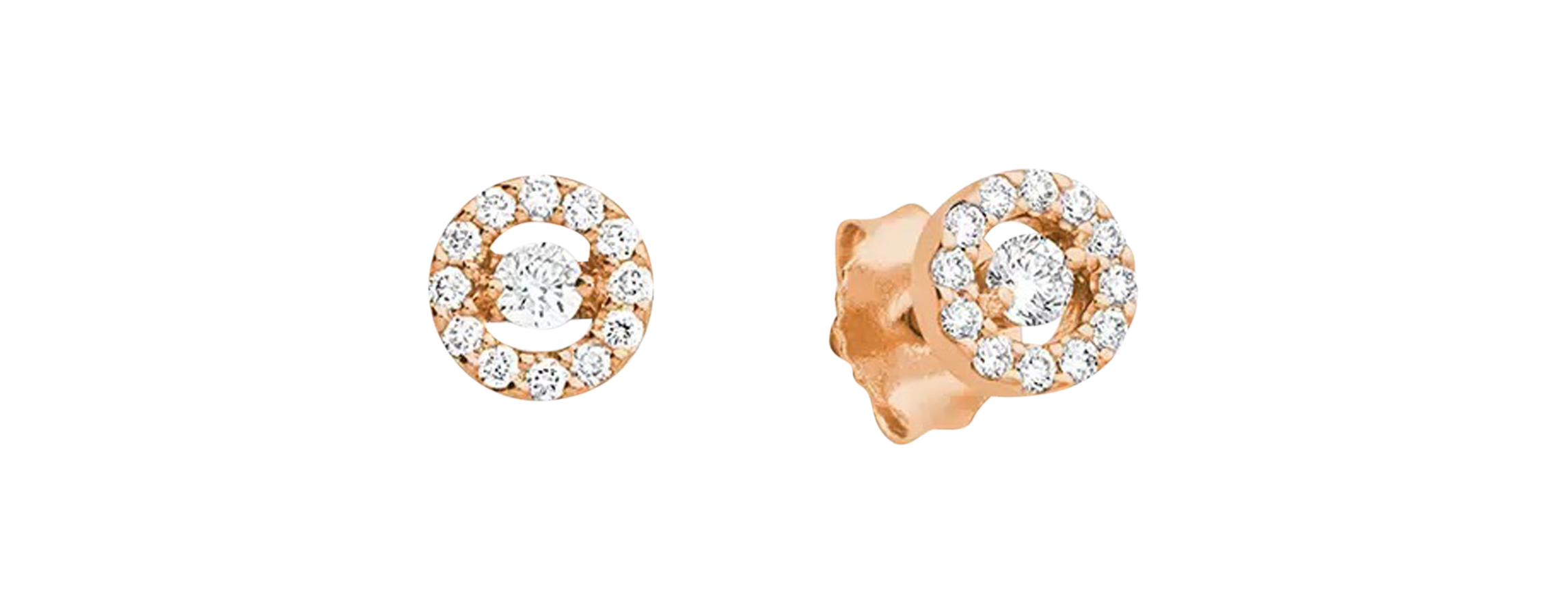 Brogle Classic diamond stud earrings