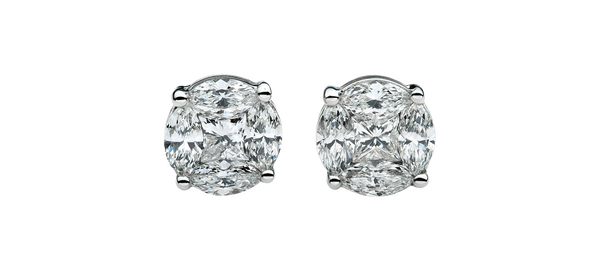 Brogle Selection diamond stud earrings Brogle Selection diamond stud earrings