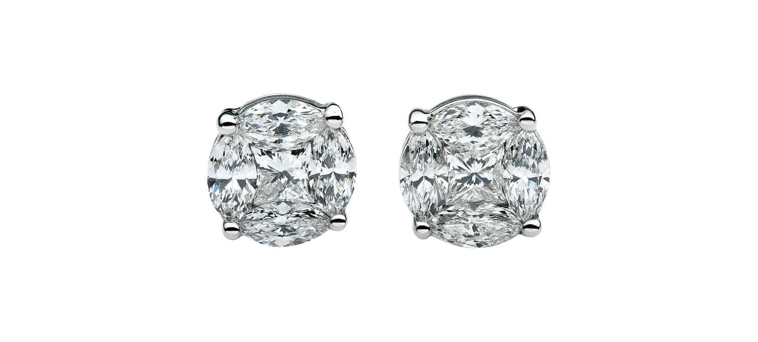 Brogle Selection diamond stud earrings Brogle Selection diamond stud earrings