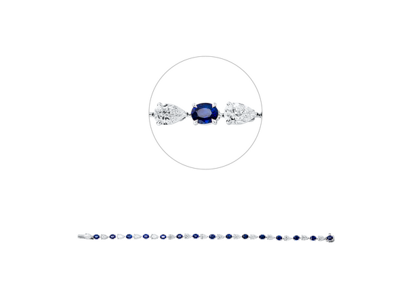Brogle Selection sapphire bracelet