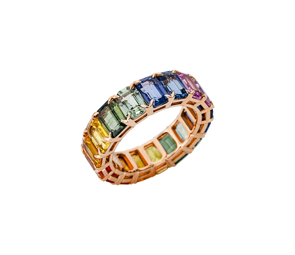 Brogle Selection Saphirring Rainbow