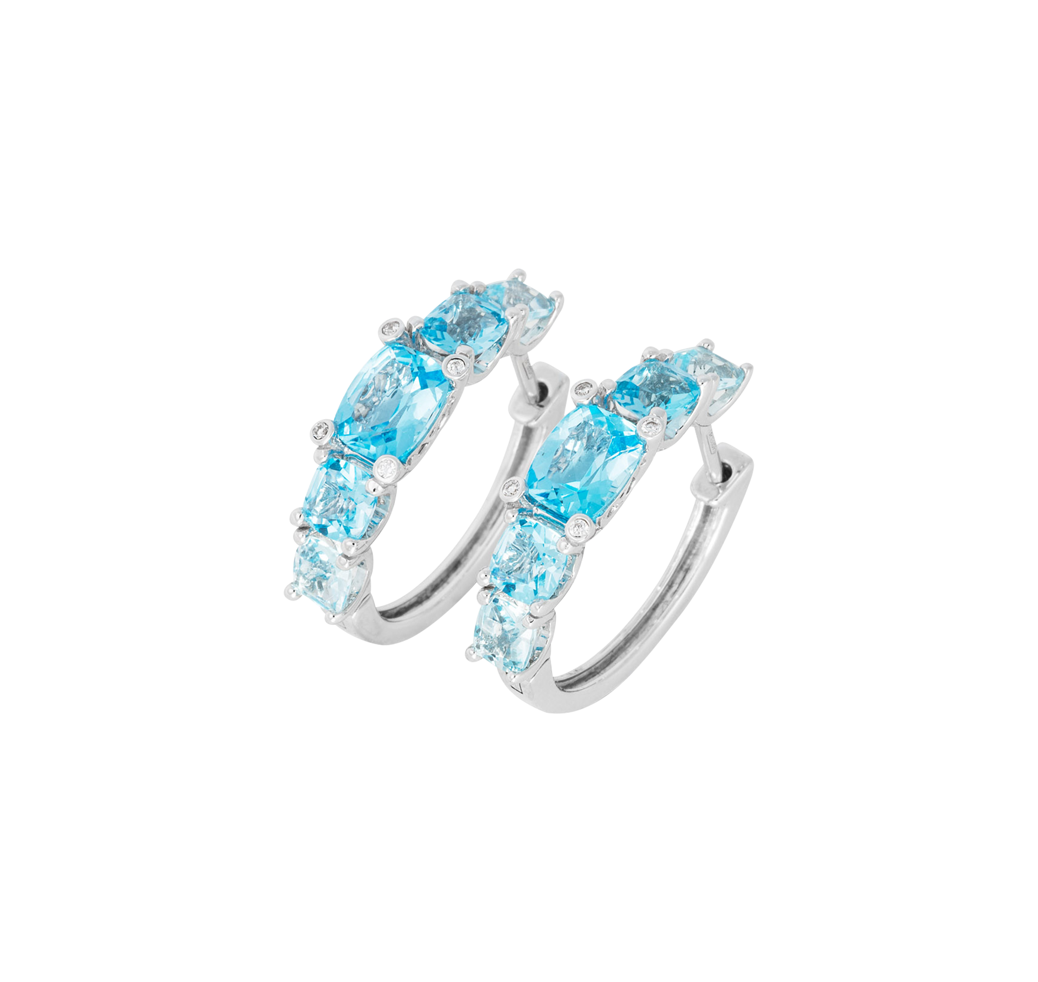 Ponte Vecchio Gioielli Iris hoop earrings