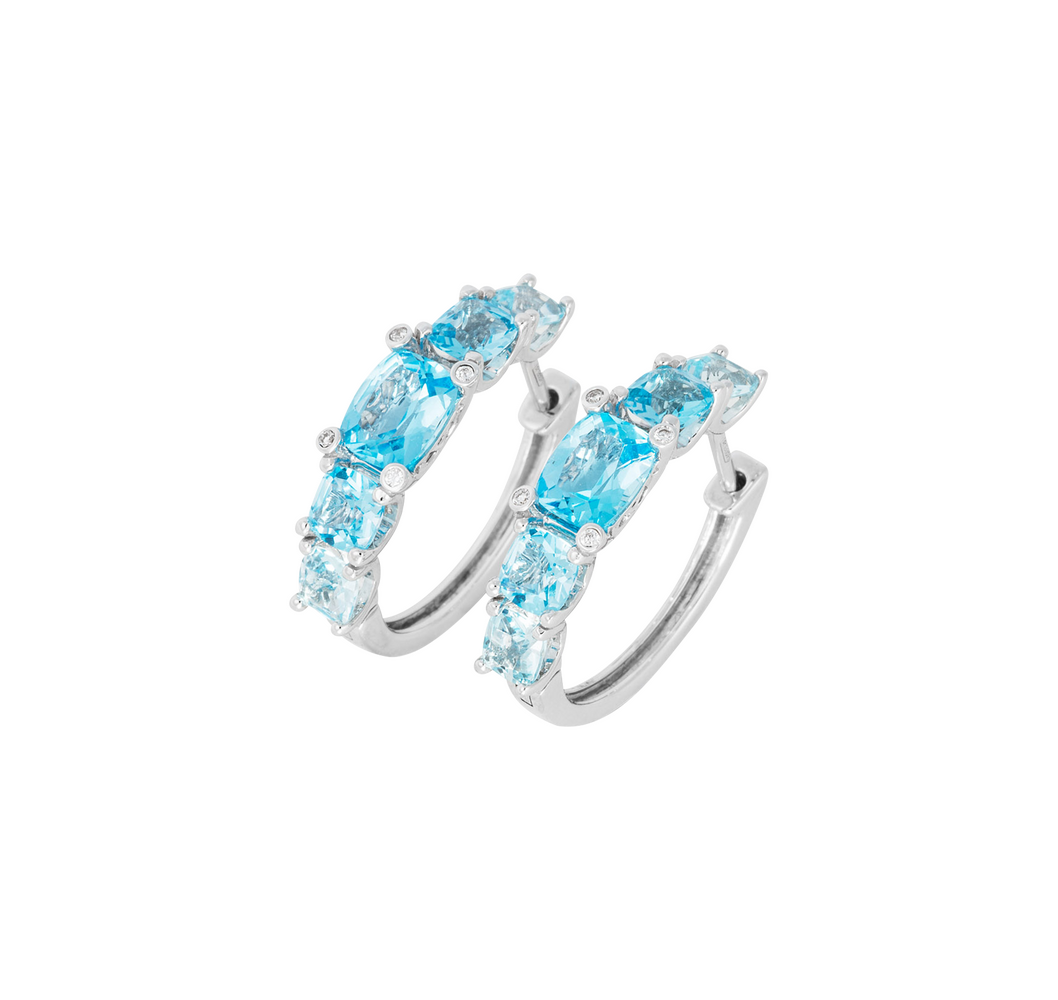 Ponte Vecchio Gioielli Iris hoop earrings