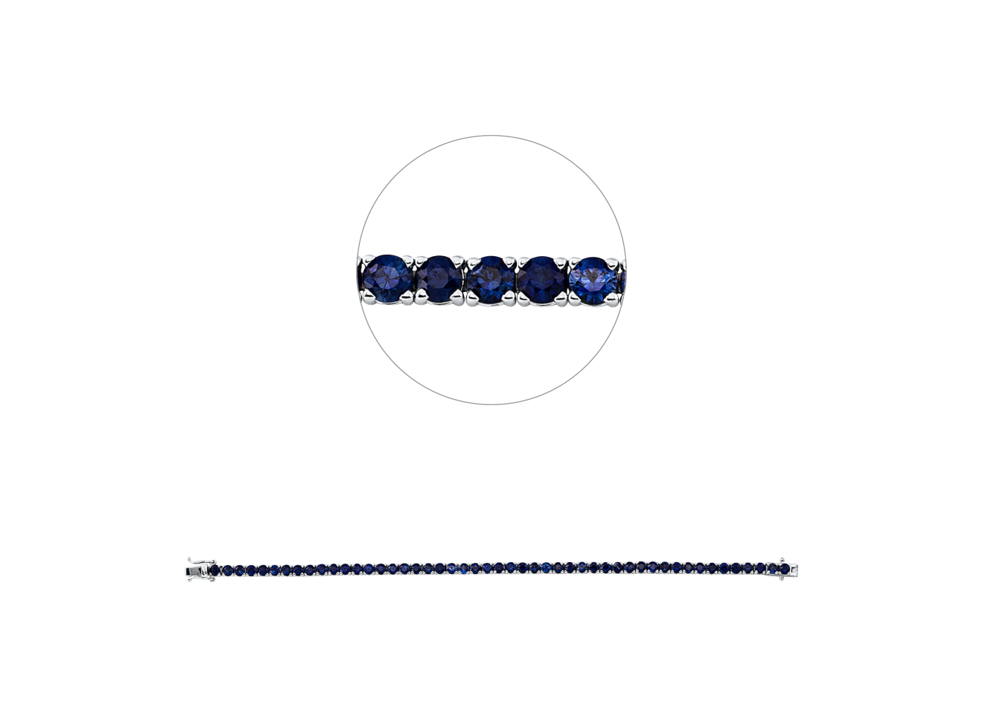 Brogle Selection sapphire bracelet Brogle Selection sapphire bracelet