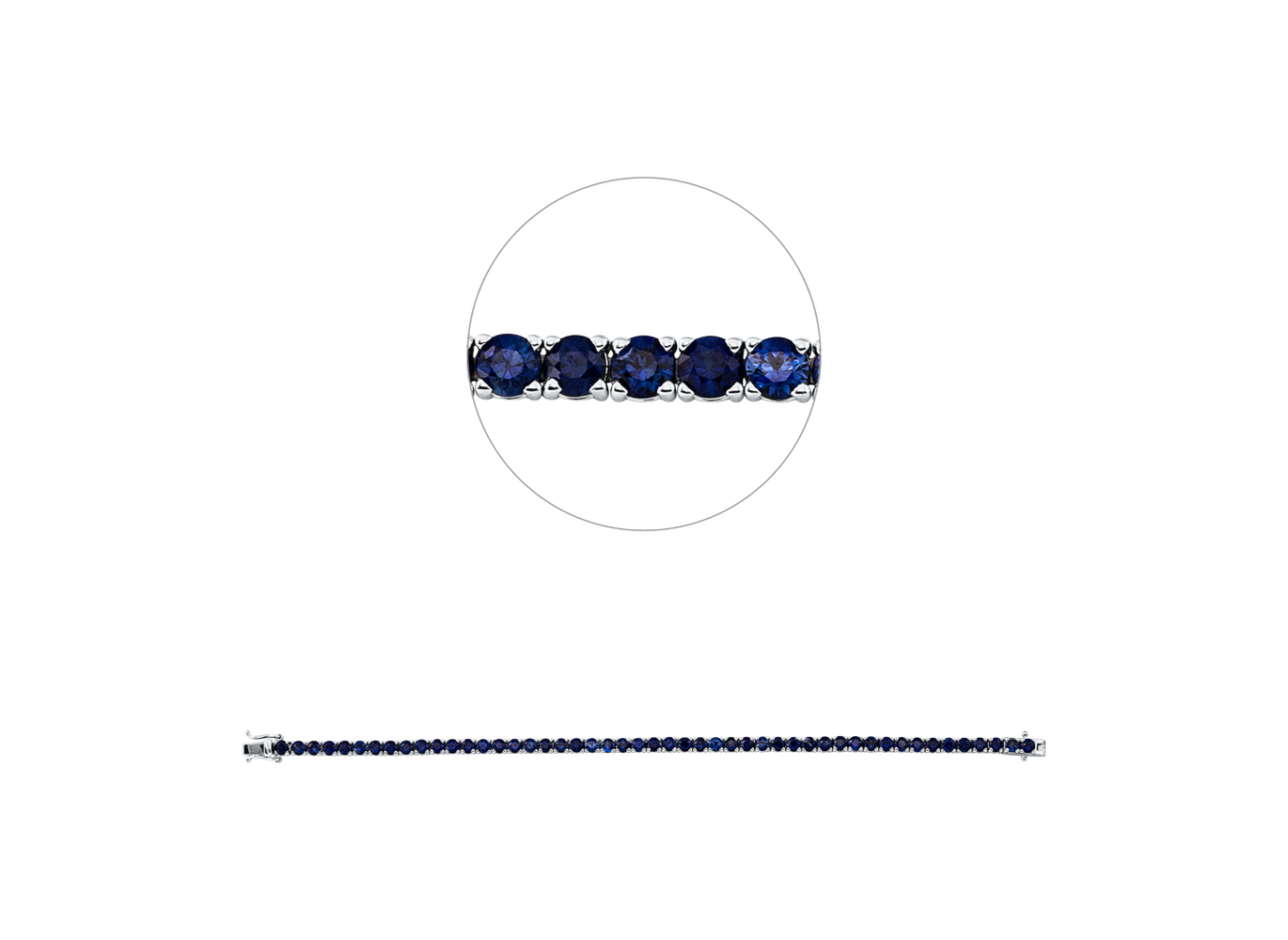 Brogle Selection sapphire bracelet Brogle Selection sapphire bracelet