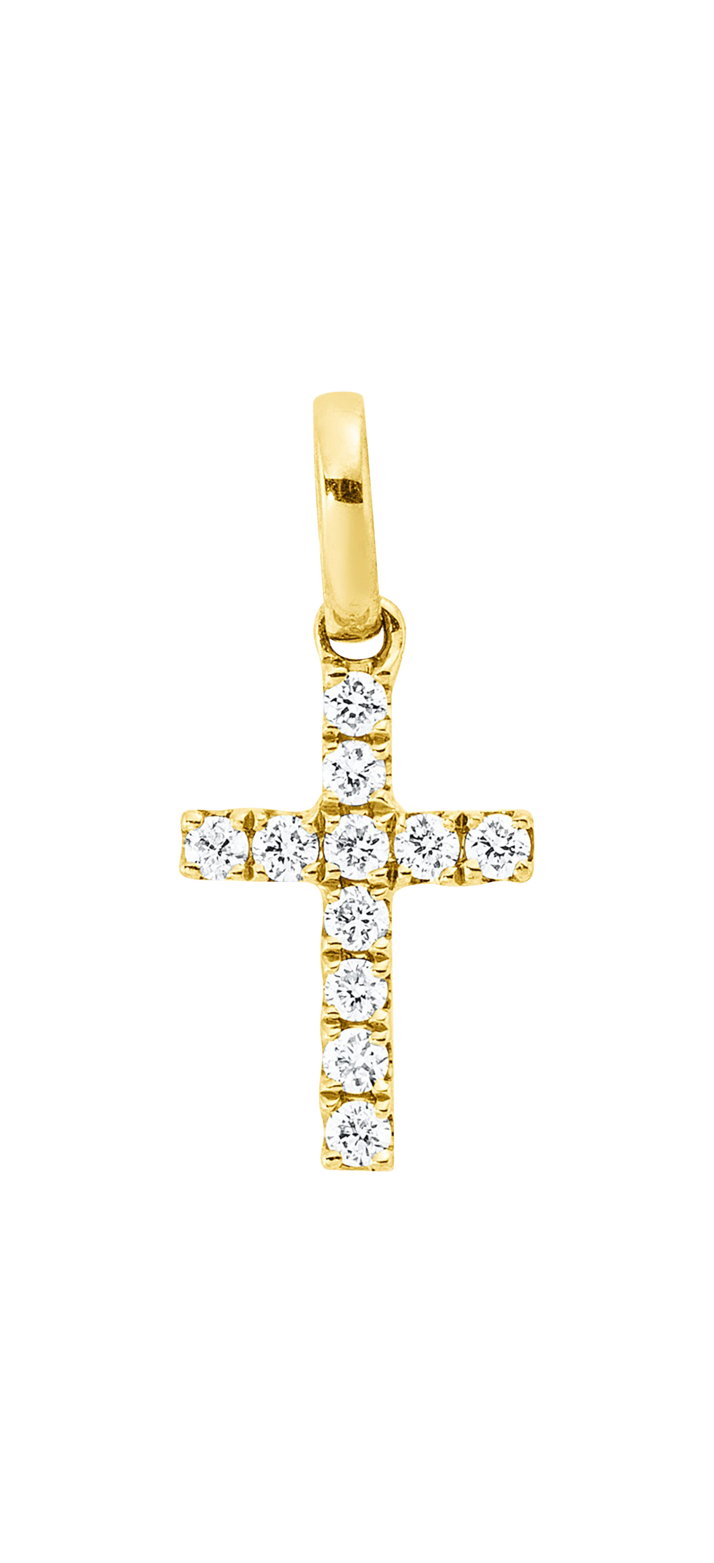 Brogle Classic cross pendant with diamonds Brogle Classic cross pendant with diamonds