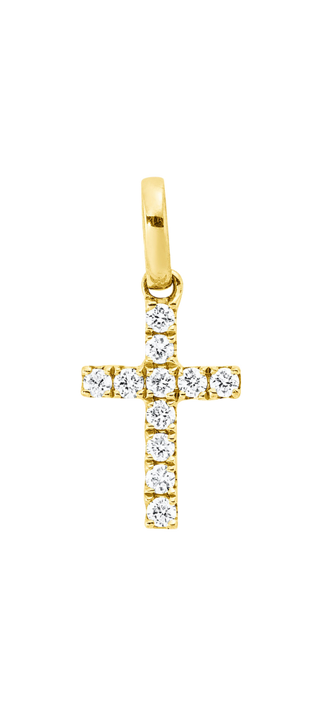 Brogle Classic cross pendant with diamonds Brogle Classic cross pendant with diamonds