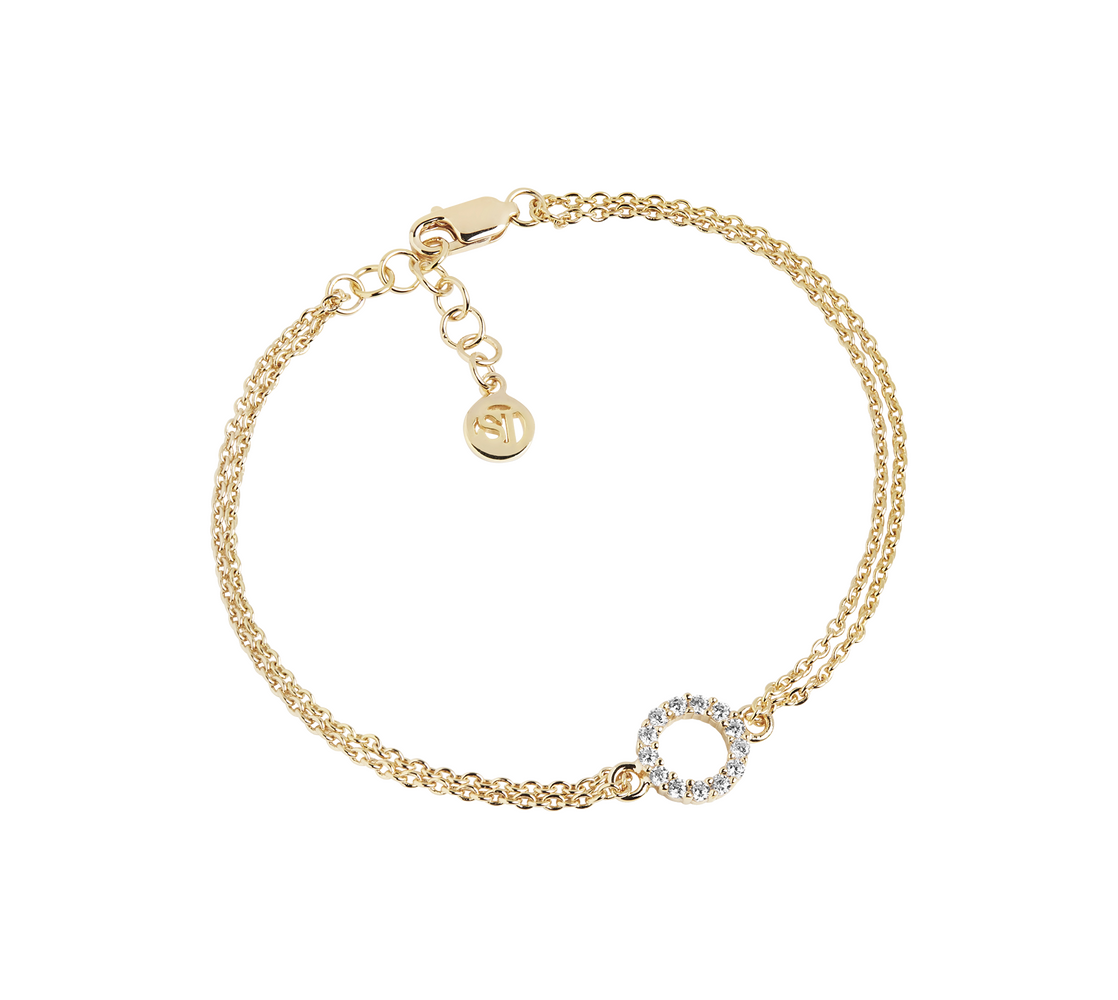 18 carat gold plated silver