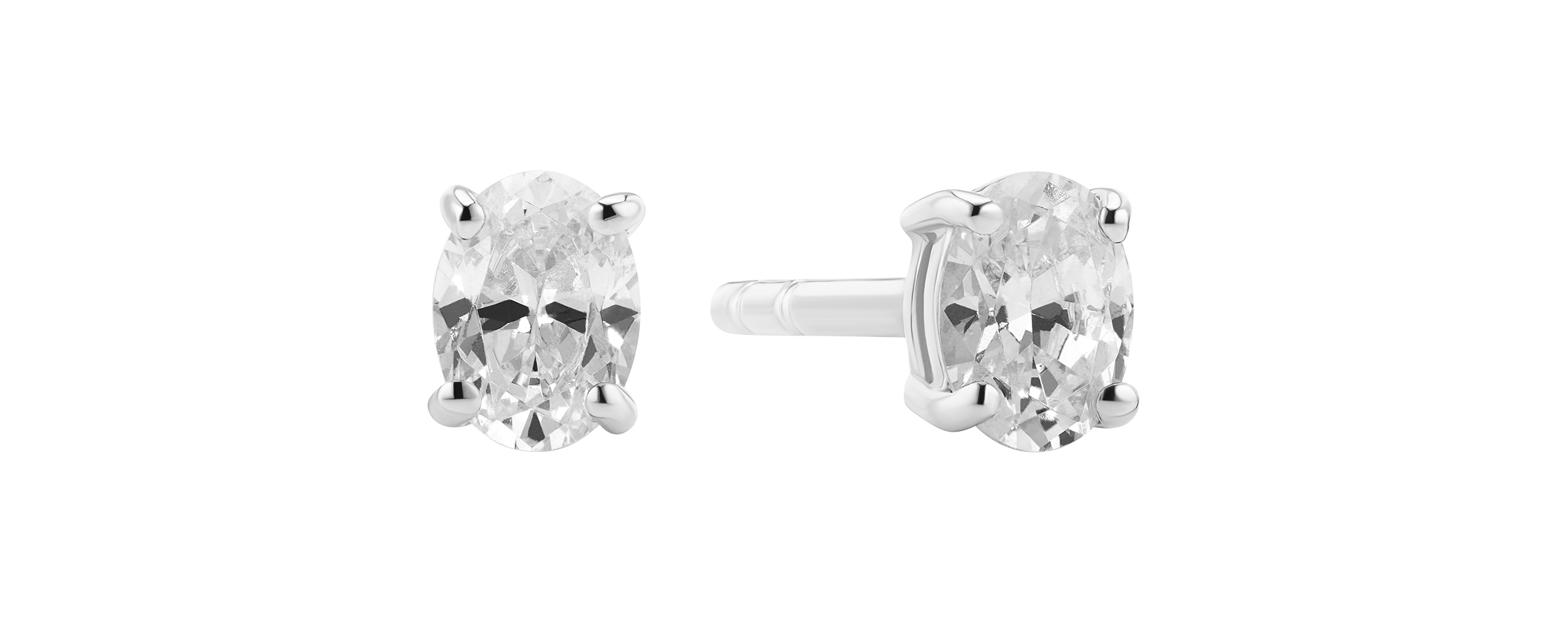 SIF Jakobs oval stud earrings