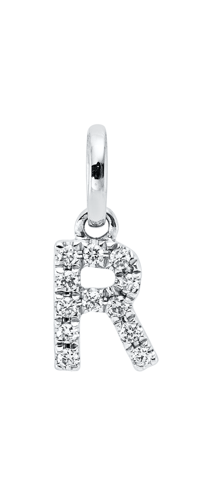 Brogle Classic Buchstabenanhänger R mit Diamanten