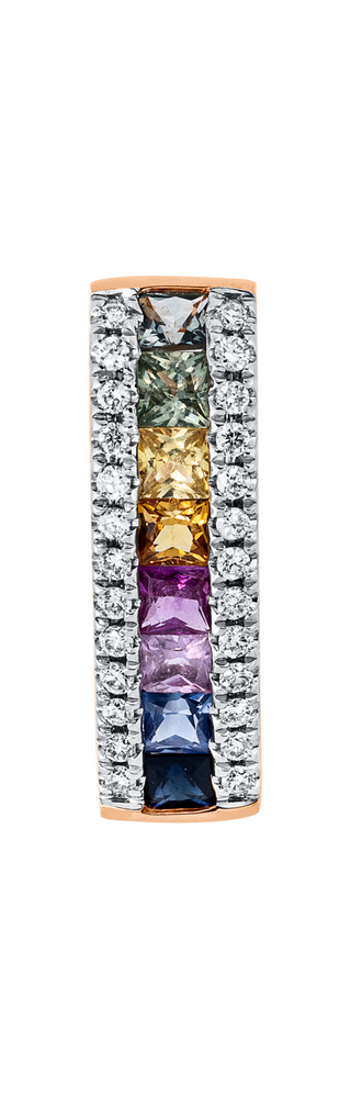 Brogle Classic Sapphire Pendant Rainbow