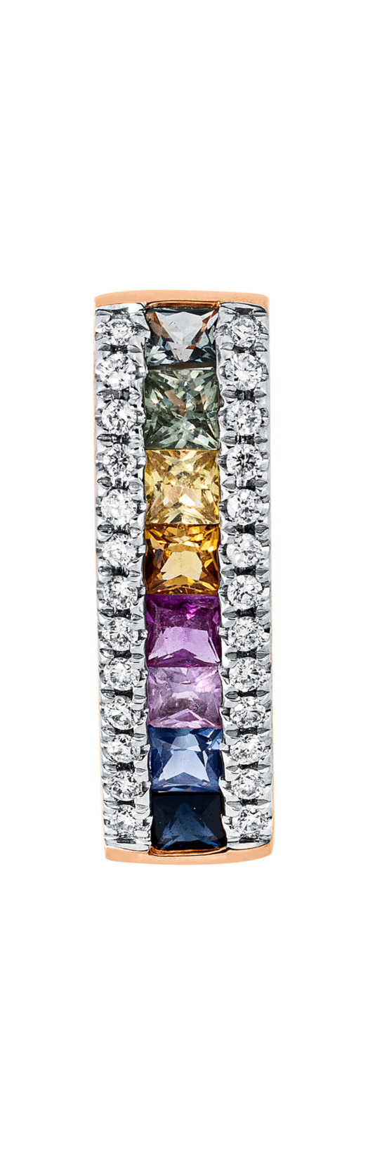 Brogle Classic Sapphire Pendant Rainbow Brogle Classic Sapphire Pendant Rainbow
