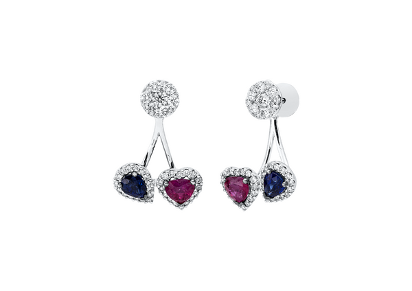 Brogle Selection coloured stud earrings Brogle Selection coloured stud earrings