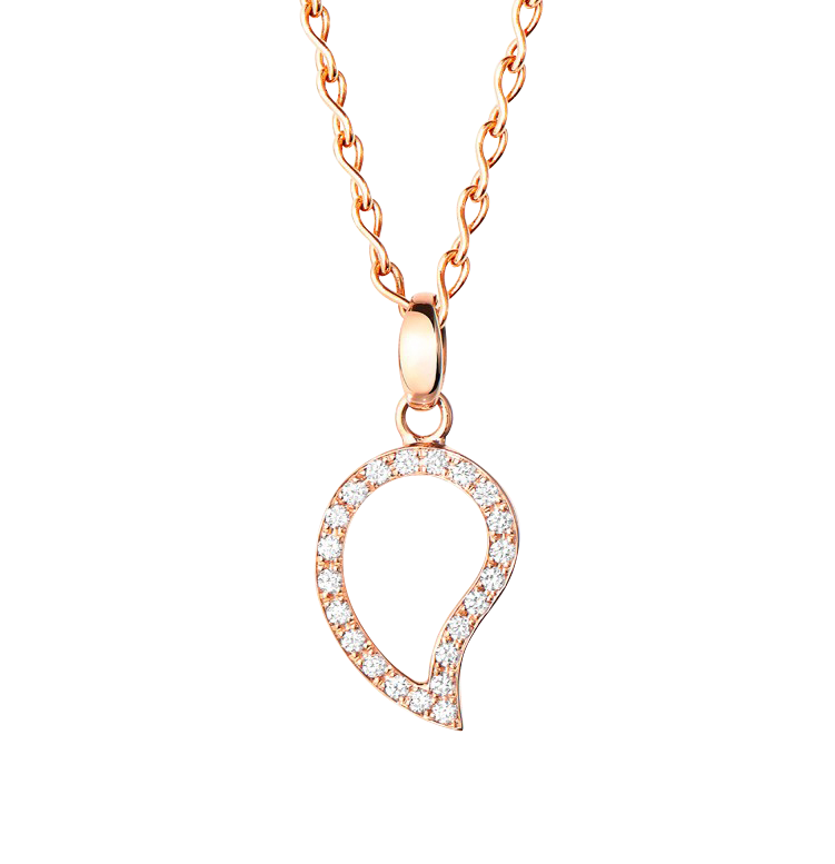 Tamara Comolli Signature Drop Pavéline Small Pendant Tamara Comolli Signature Drop Pavéline Small Pendant