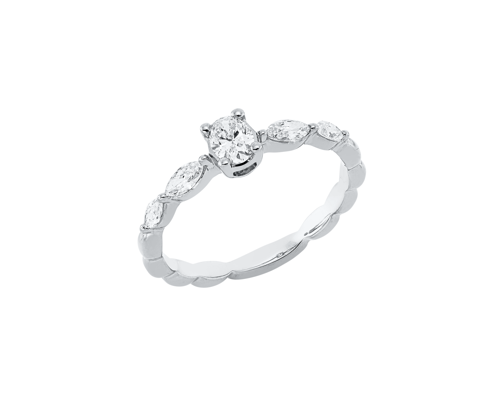 Brogle Classic solitaire ring