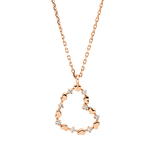 Brogle Classic necklace with diamond heart