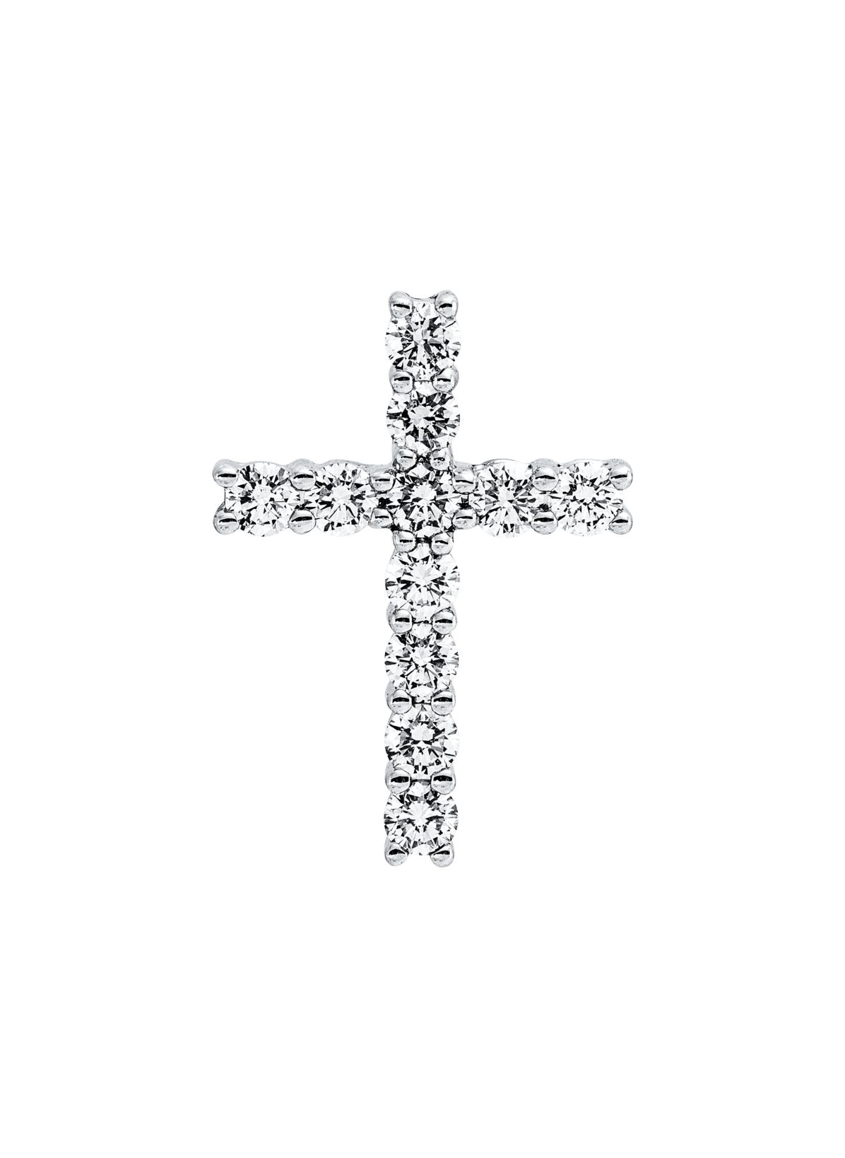 Brogle Classic Kreuzanhänger mit Diamanten