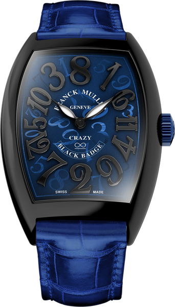 Franck Muller Cintrée Curvex Crazy Hours Black Badge 55.4 x 39.6mm