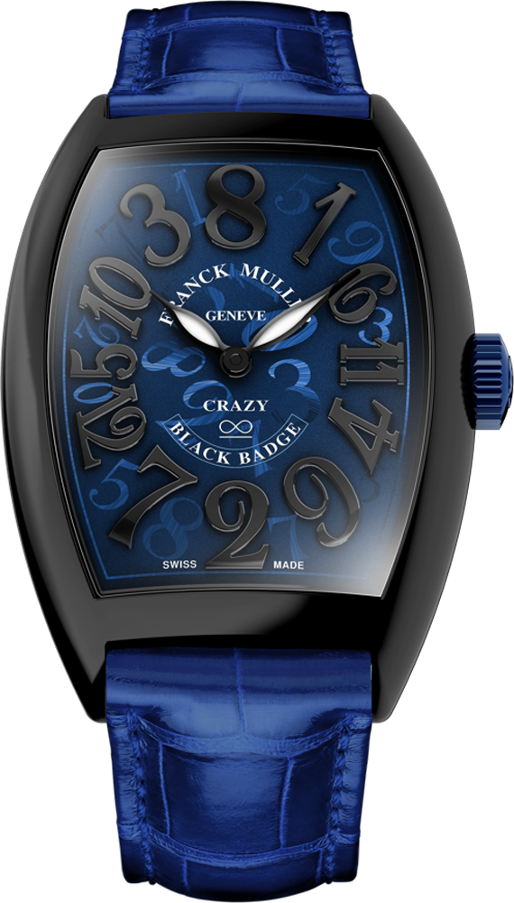 Franck Muller Cintrée Curvex Crazy Hours Black Badge 55.4 x 39.6mm Franck Muller Cintrée Curvex Crazy Hours Black Badge 55.4 x 39.6mm