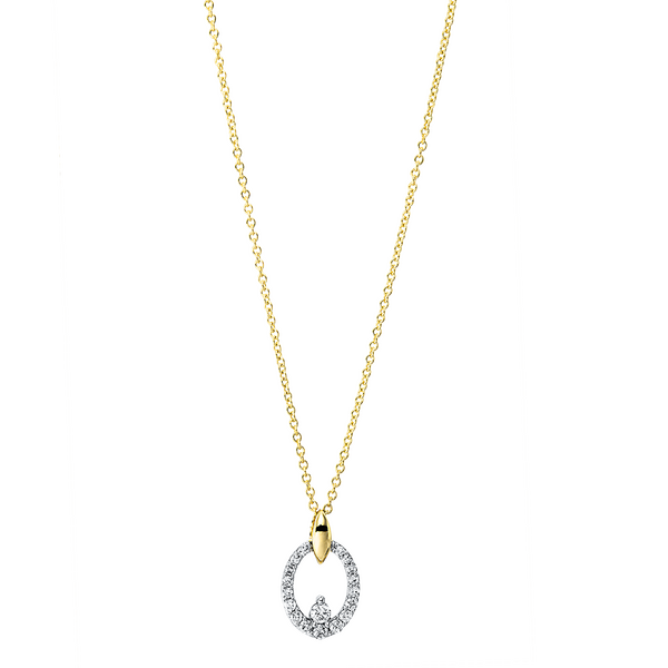 Brogle Classic necklace with diamond pendant