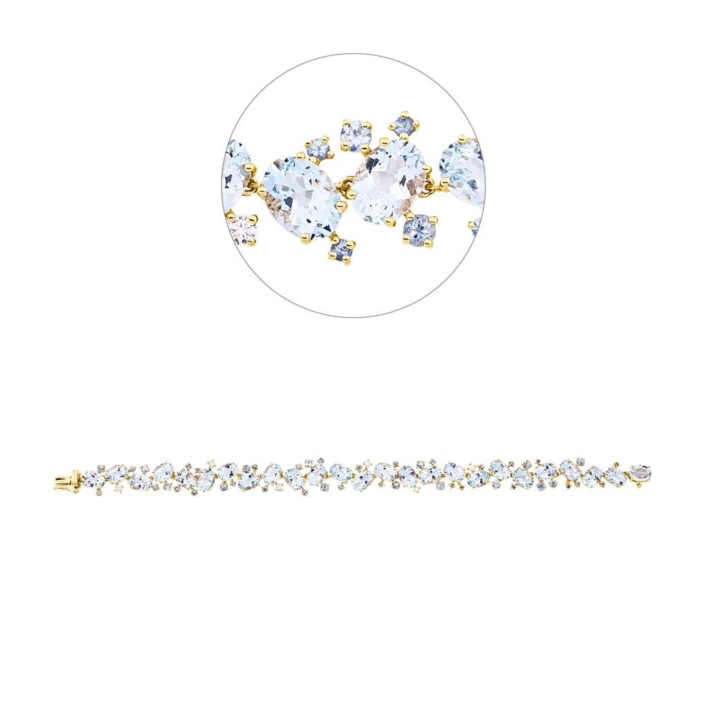 Brogle Selection colored stone bracelet