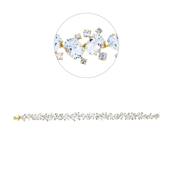 Brogle Selection colored stone bracelet