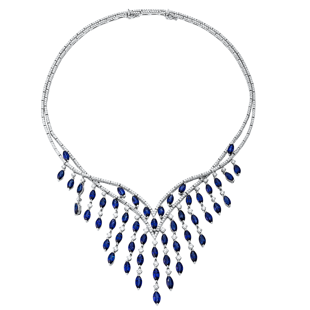 Brogle Selection sapphire necklace Brogle Selection sapphire necklace