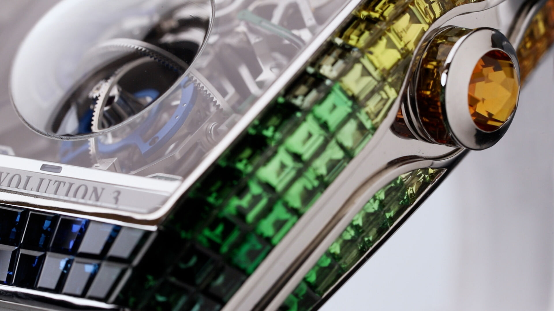 Franck Muller Vanguard Rainbow Revolution 3 55.9 x 46mm Franck Muller Vanguard Rainbow Revolution 3 55.9 x 46mm