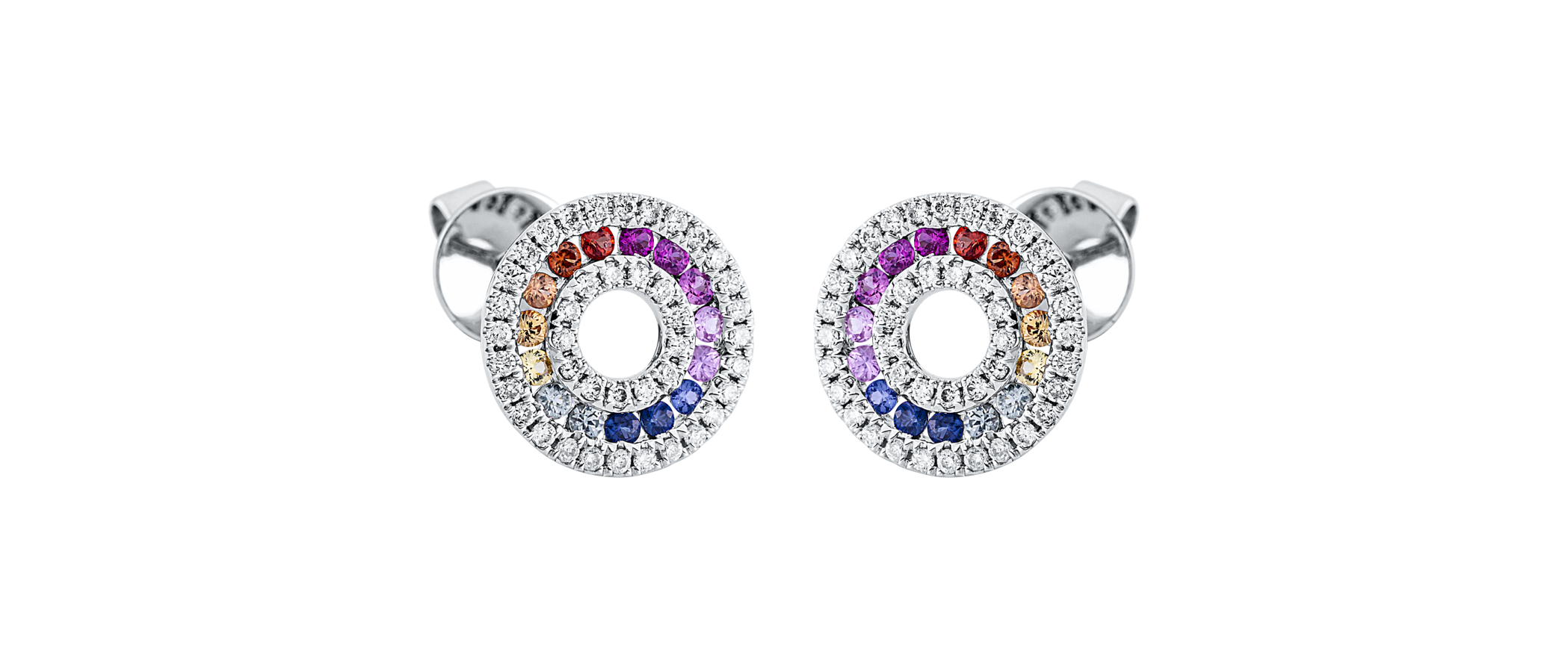 Brogle Classic sapphire tube plug Rainbow Brogle Classic sapphire tube plug Rainbow