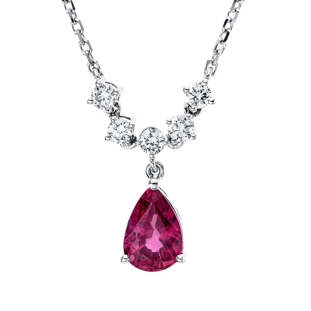 Brogle Classic Kette mit Rubinanhänger
