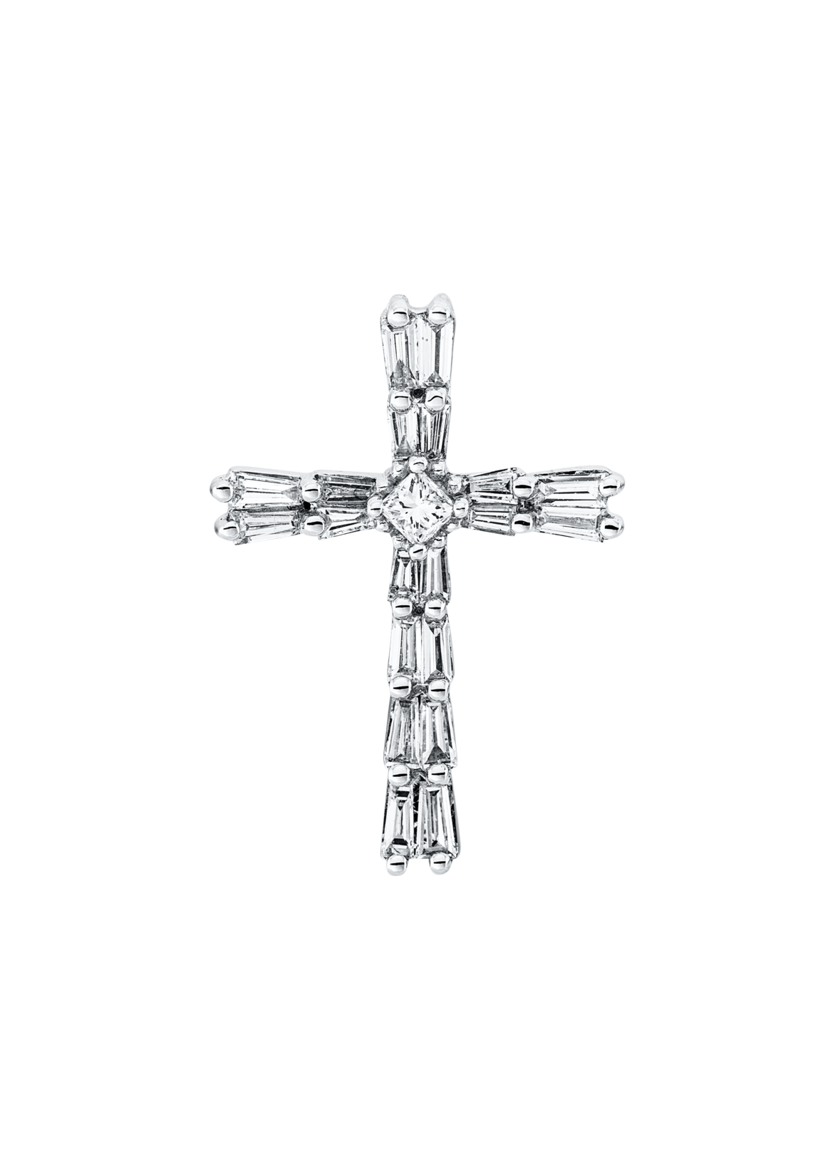 Brogle Classic cross pendant with diamonds Brogle Classic cross pendant with diamonds