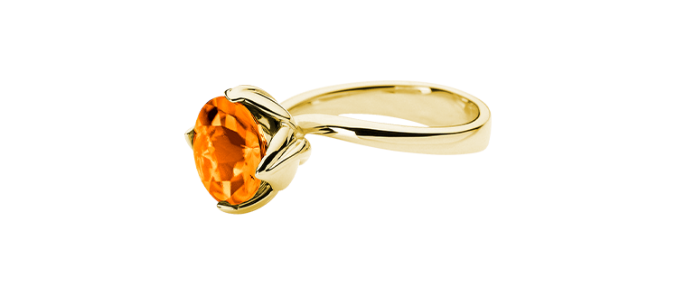 Tamara Comolli Tulip S Mandarin-Granat Ring Tamara Comolli Tulip S Mandarin-Granat Ring