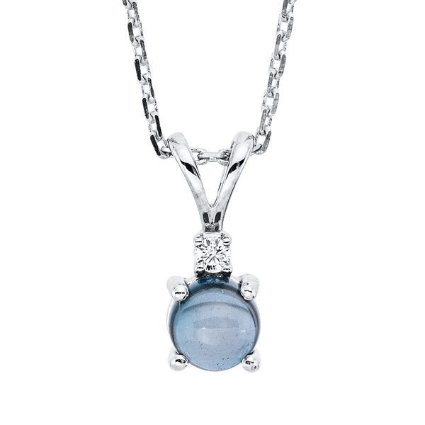 Brogle Classic necklace with London topaz pendant