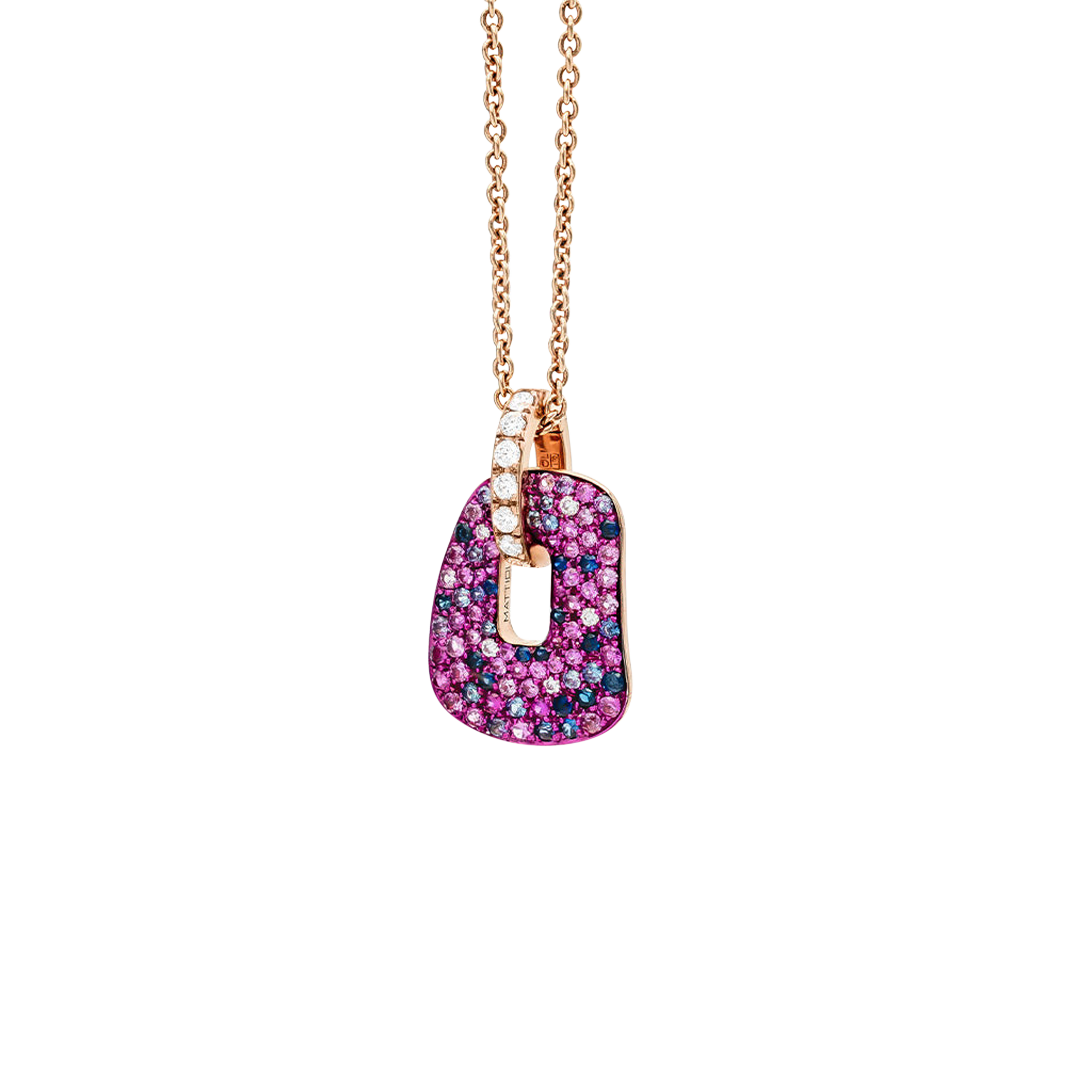 Mattioli Puzzle Unica necklace with pendant, small Mattioli Puzzle Unica necklace with pendant, small