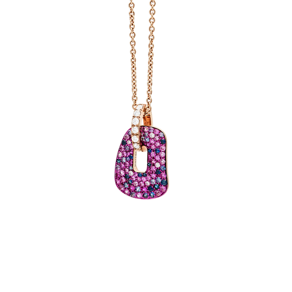 Mattioli Puzzle Unica necklace with pendant, small Mattioli Puzzle Unica necklace with pendant, small